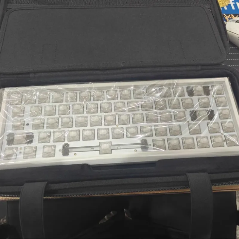 

Herald68-ультра-алюминиевый комплект клавиатуры с магнитной осью, пользовательские аксессуары для клавиатуры RGB 68, точность 0,01 игровое оборудование для киберспорта