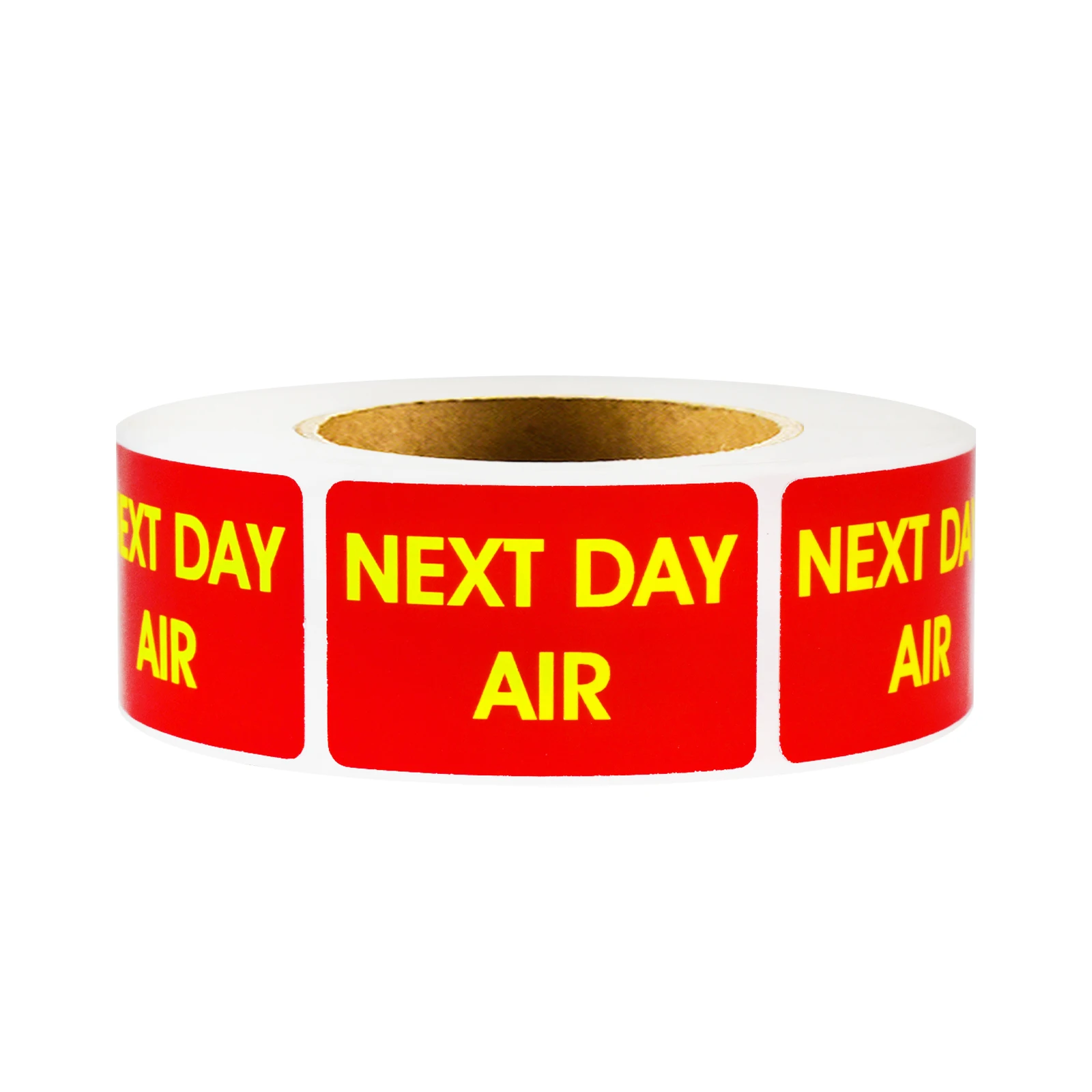 500Pcs 1In*1.5In Next Day Delivery Yellow Lettering Shipping Warning Stickers Express Delivery Warning Labels Shipping Warning Label Stickers, Handle with Care Warning Label Stickers