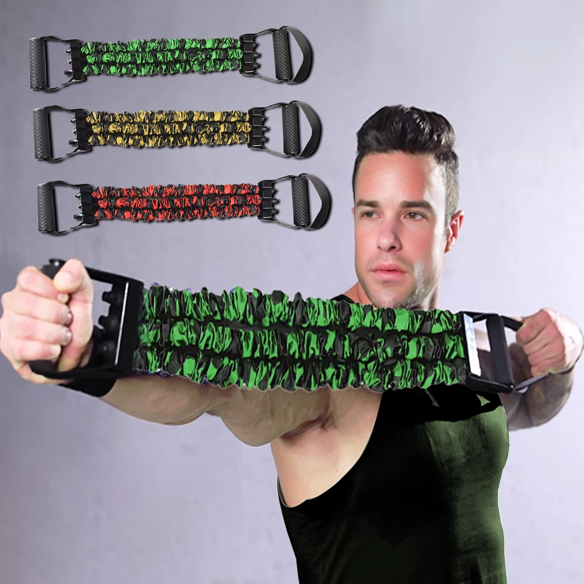 High Top Boxing Suit Speed Agility Multifunctional Arm Force Adjustable Natural Latex Tube Resistance Band Suitable For Health C