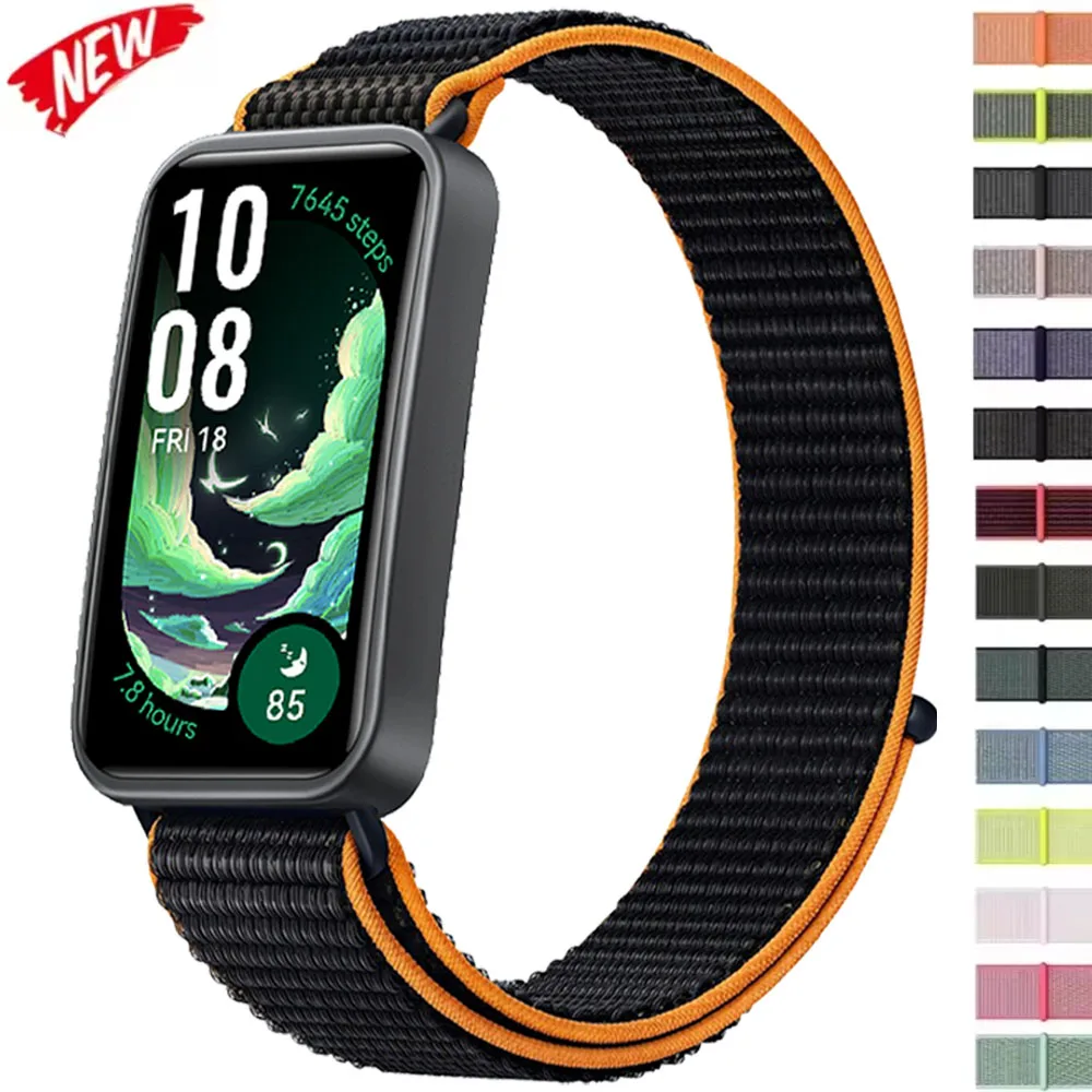

Nylon Loop Strap For Huawei Band 10 9 Strap Comfortable breathable wristband For Huawei Band 8 9 Smart Watch Correa Accessories