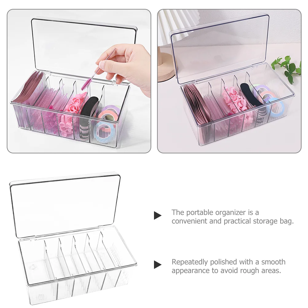 Portable Eyelash Extension Tools Storage Holder, Lash Organizer, Tools Case, Cosmetics Tools Box