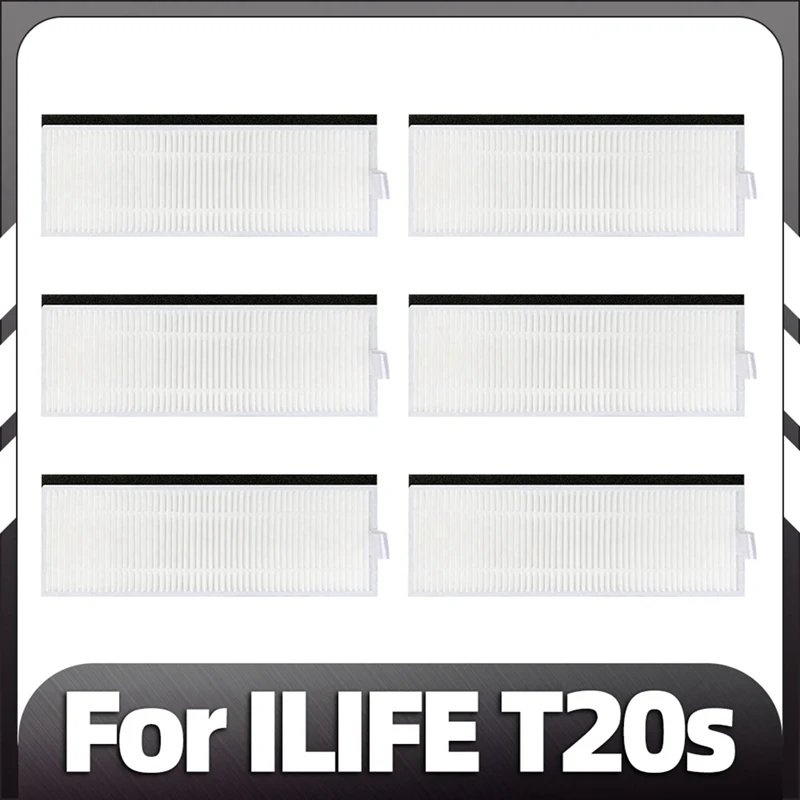Запасные части для робота-пылесоса ILIFE T20s, основная боковая щетка, HEPA фильтр, аксессуары