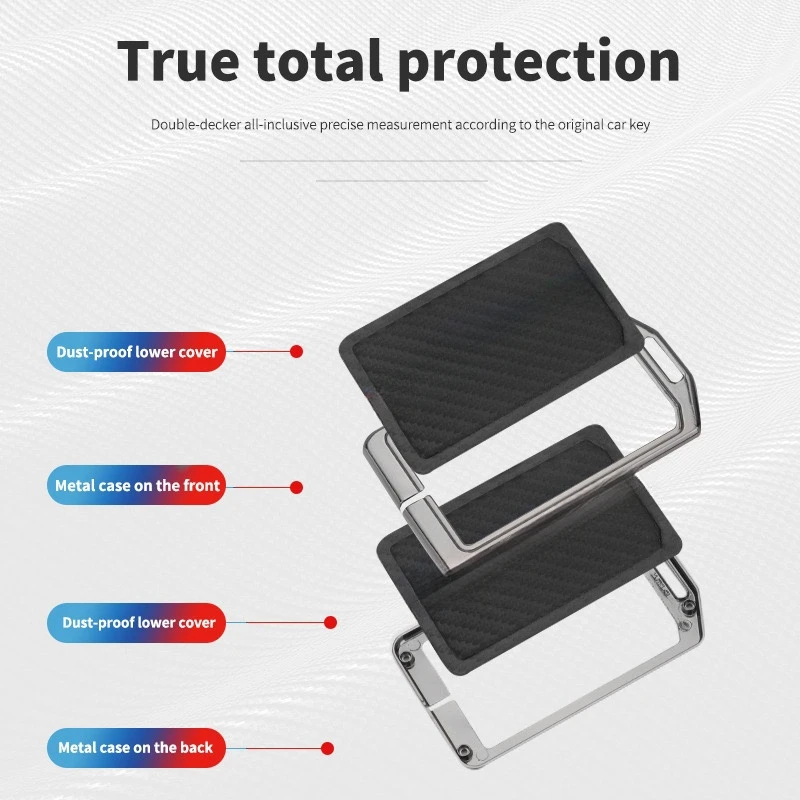 Suitable for Toyota Corolla double-engine card key sleeve 2019 Leiling hybrid car card-type buckle car accessories