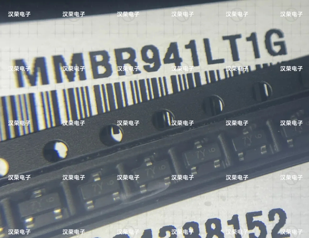 

50 шт./лот оригинальный MMBR941LT1G MMBR941LT1O SOT23 Silkscreen 7Y Высокочастотный транзистор Триод