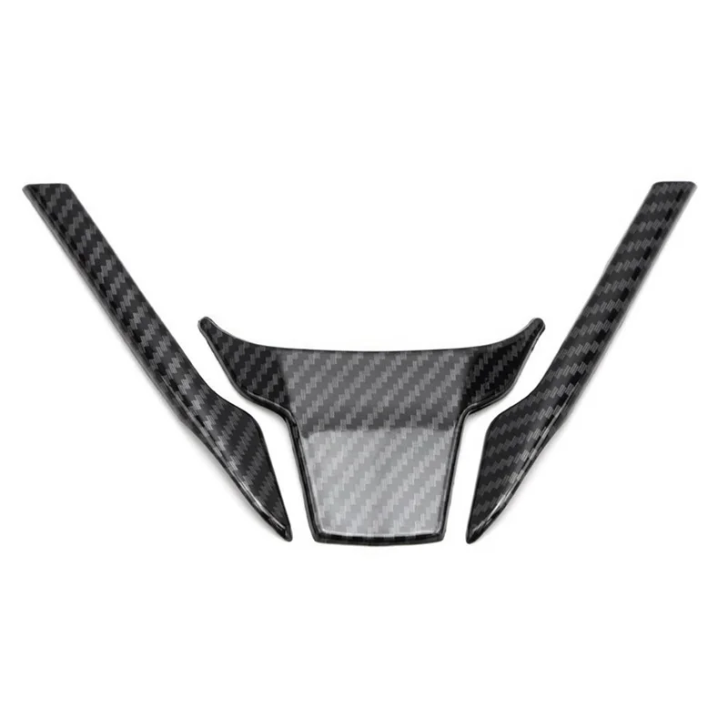 A13Z-Steering Wheel Cover Trim For Honda Civic 2016 2017 2018 2019 2020 2021 Carbon Fiber Style Replacement Accessories view 2