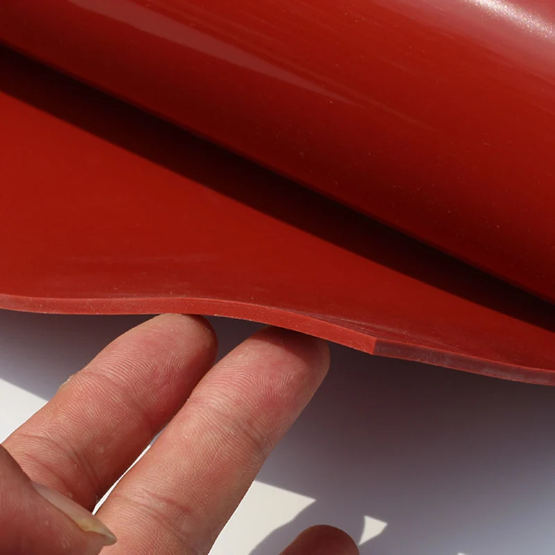 Red Silicone Rubber Sheet High Temp Resistance Food Grade Silica Gel Plate 500x500 500x1000 600x600 500x1500  1000x1000 2000