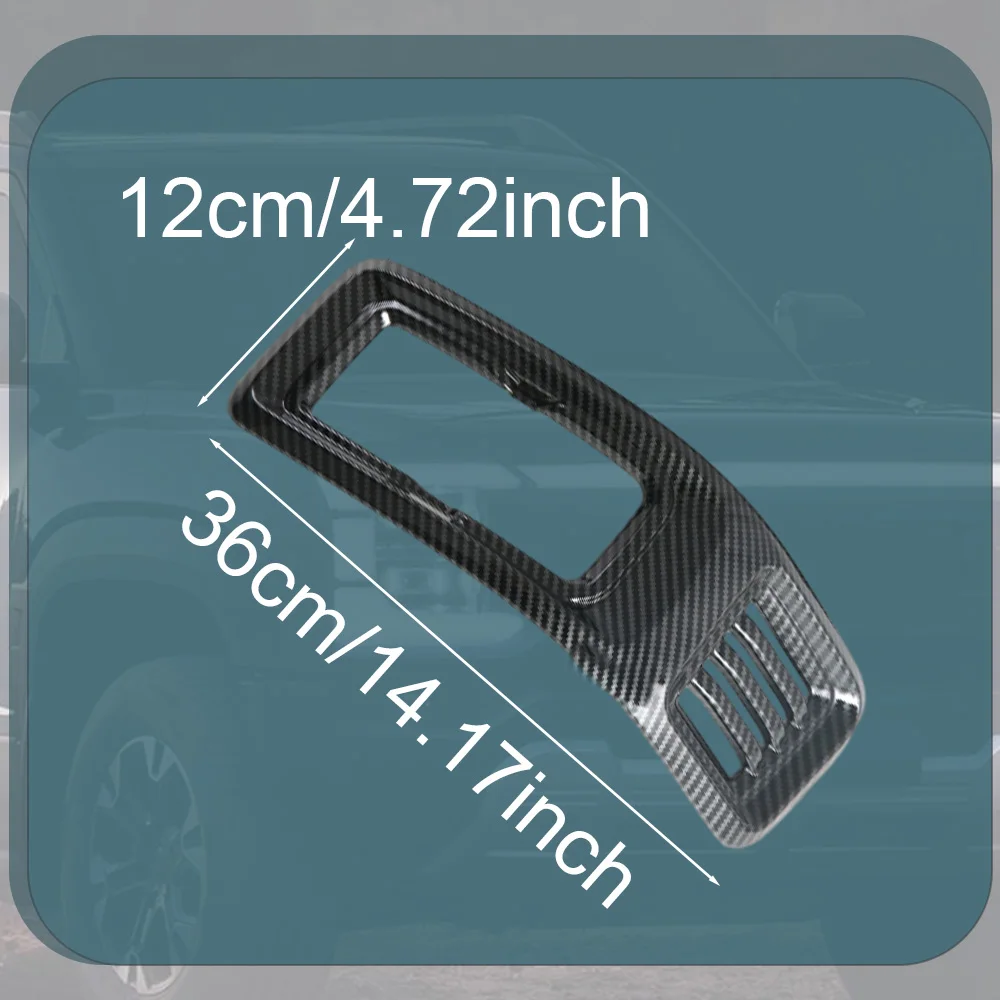 Car Interior Dashboard Side AC Air Conditioning Vent Outlet Frame Cover Decorative Sticker  for  BYD Shark 6 2024 2025 026