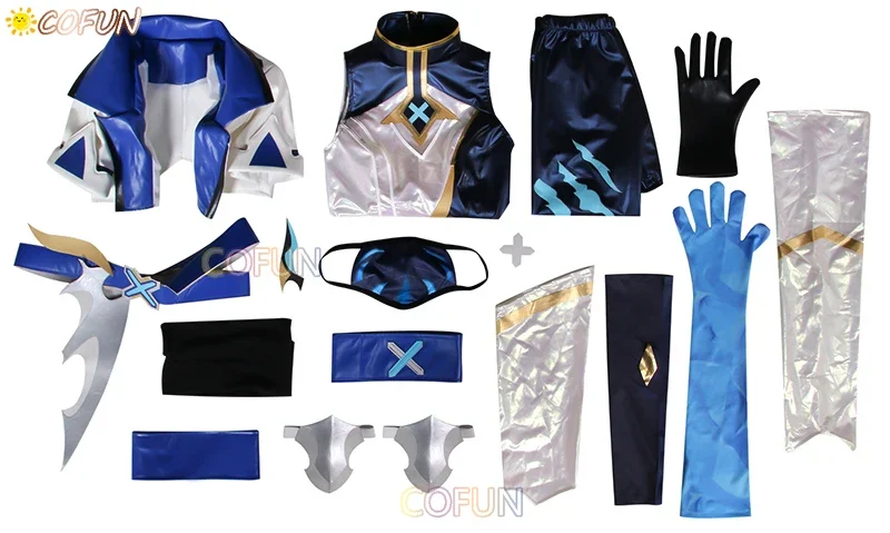 COFUN Game LOL Akali S12 Champion Skin Cosplay Costume Halloween Outfits Women Anime Clothing