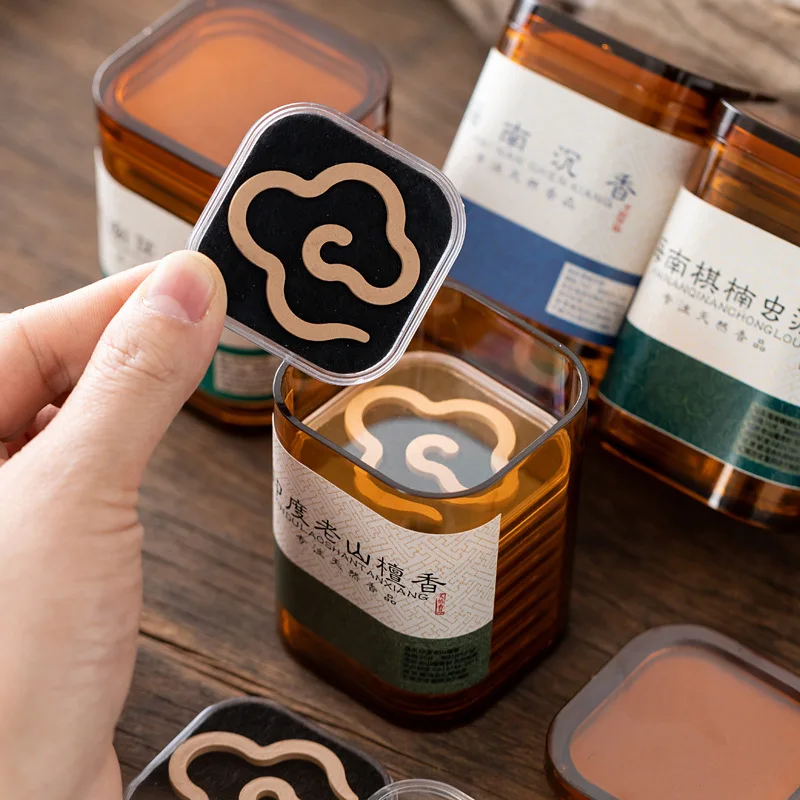 Sin polvo pegajoso, bobina de incienso de sándalo de madera de agar, polvo puro, sin polvo pegajoso, aire purificador de aromaterapia de larga duración para interiores