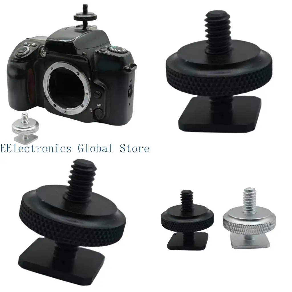 462B Universal Metal 1/4Inch Hot Shoe Mount Adapter Tripod Screw for DSLR Cameras Durability Construction Builts to Last
