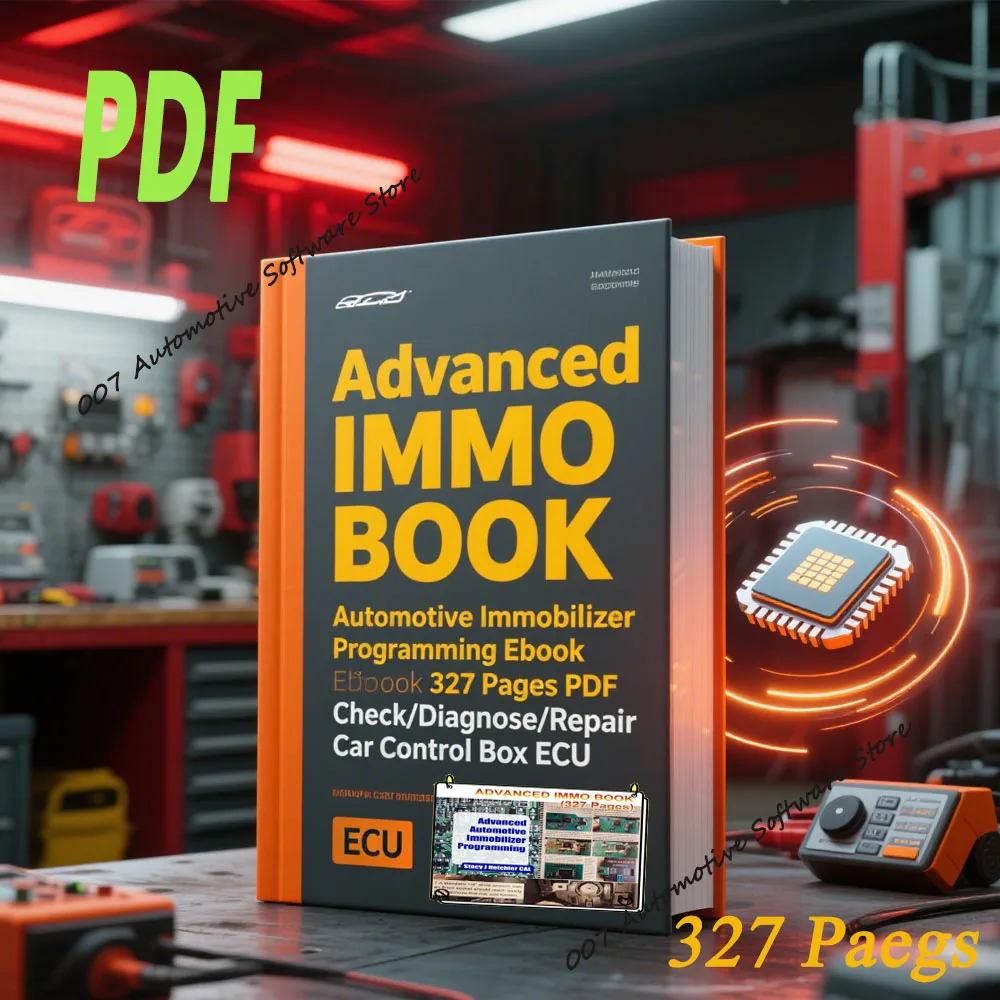 Advanced IMMO BOOK Automotive Immobilizer Programming Ebook 327 Pages PDF Check/Diagnose/Repair Car Control Box ECU Teaching