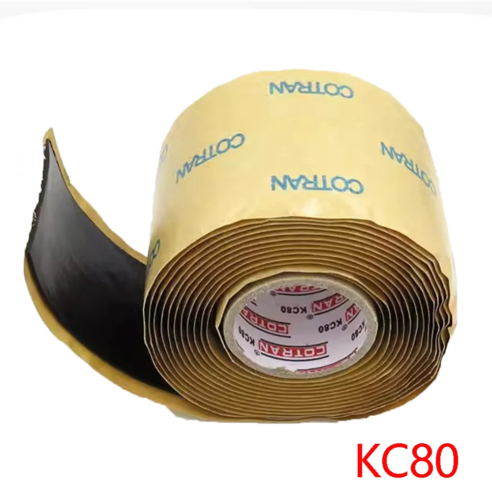 1/3PK Cotran KC80 Waterseal Mastic Tape PVC electrical insulation tape 2in x 0.65in x 10ft waterproof flame retardant