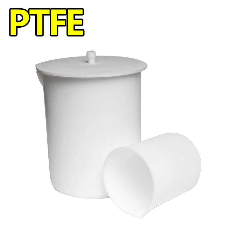 

Polytetrafluoroethylene beaker, tetrafluoro cup lid, FTFE material, high temperature, acid, alkali, corrosion resistance