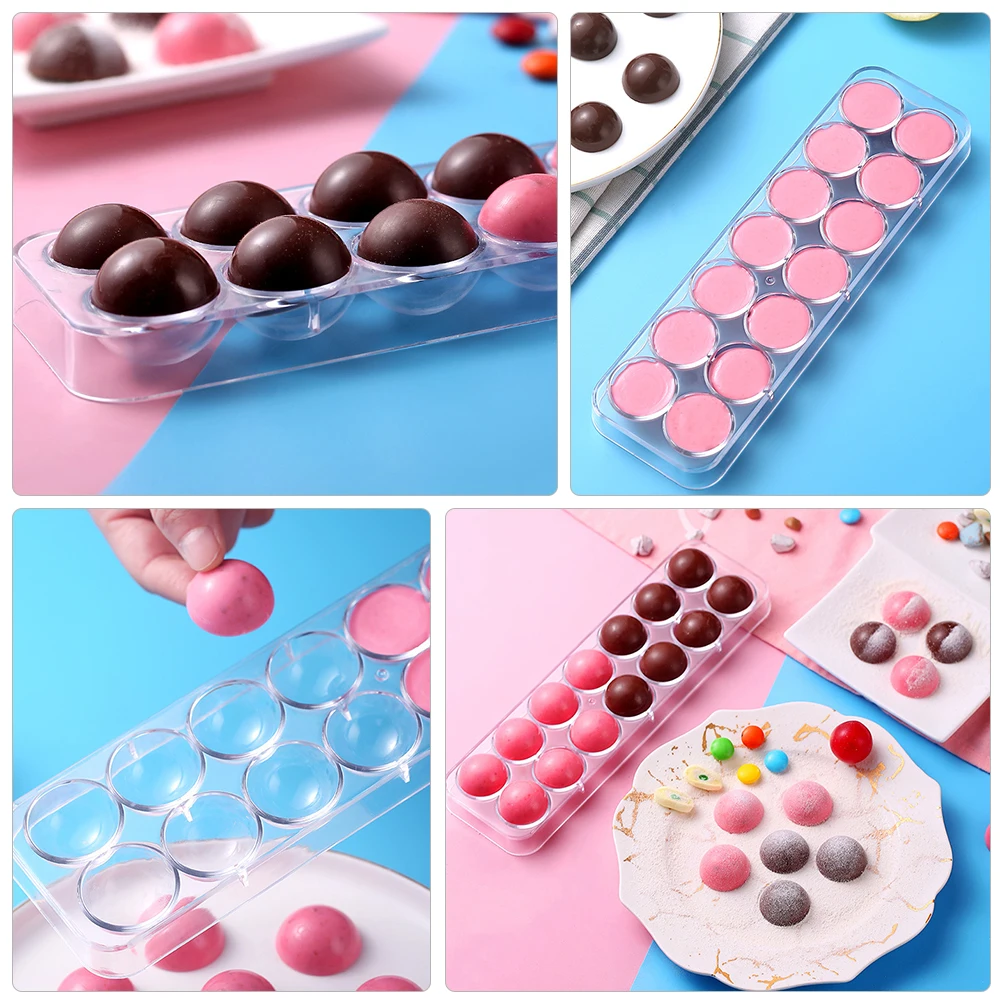 

2 Pcs Creative Plastic Bakeware DIY Plastic Mold H made Mold Craft Supplies Silicone Molds For Chocolate Pudding