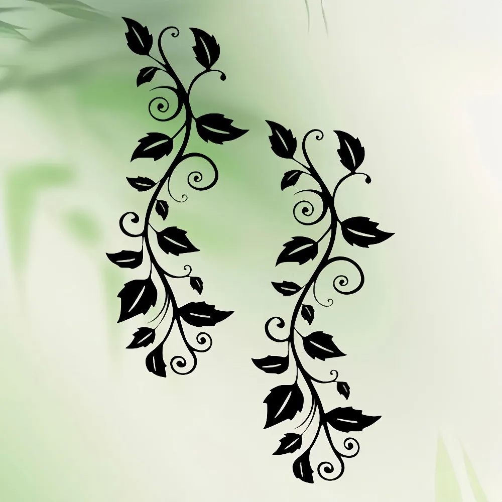CIFBUY Metal Wall Art Art Deco Leaves Sculpture, Waterproof Aluminum Hanging Decor Craft for Living Room Bedroom Home Decor