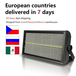 200W LED RGBW 4 in 1 48 Zone Strobe Light White 8000K DMX Super Bright Dj Wall Washer Bar Strobe Light Stage Lighting Effect