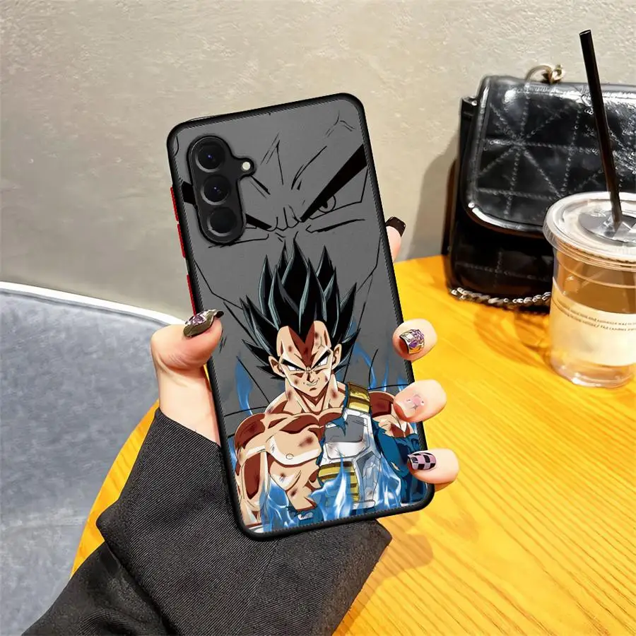 Dragon Ball Anime Cool Caso Della Copertura Posteriore Del Telefono per Samsung Galaxy A73 A34 A21s A24 A35 A36 A53 A52 A56 A22 A25 A26 A54