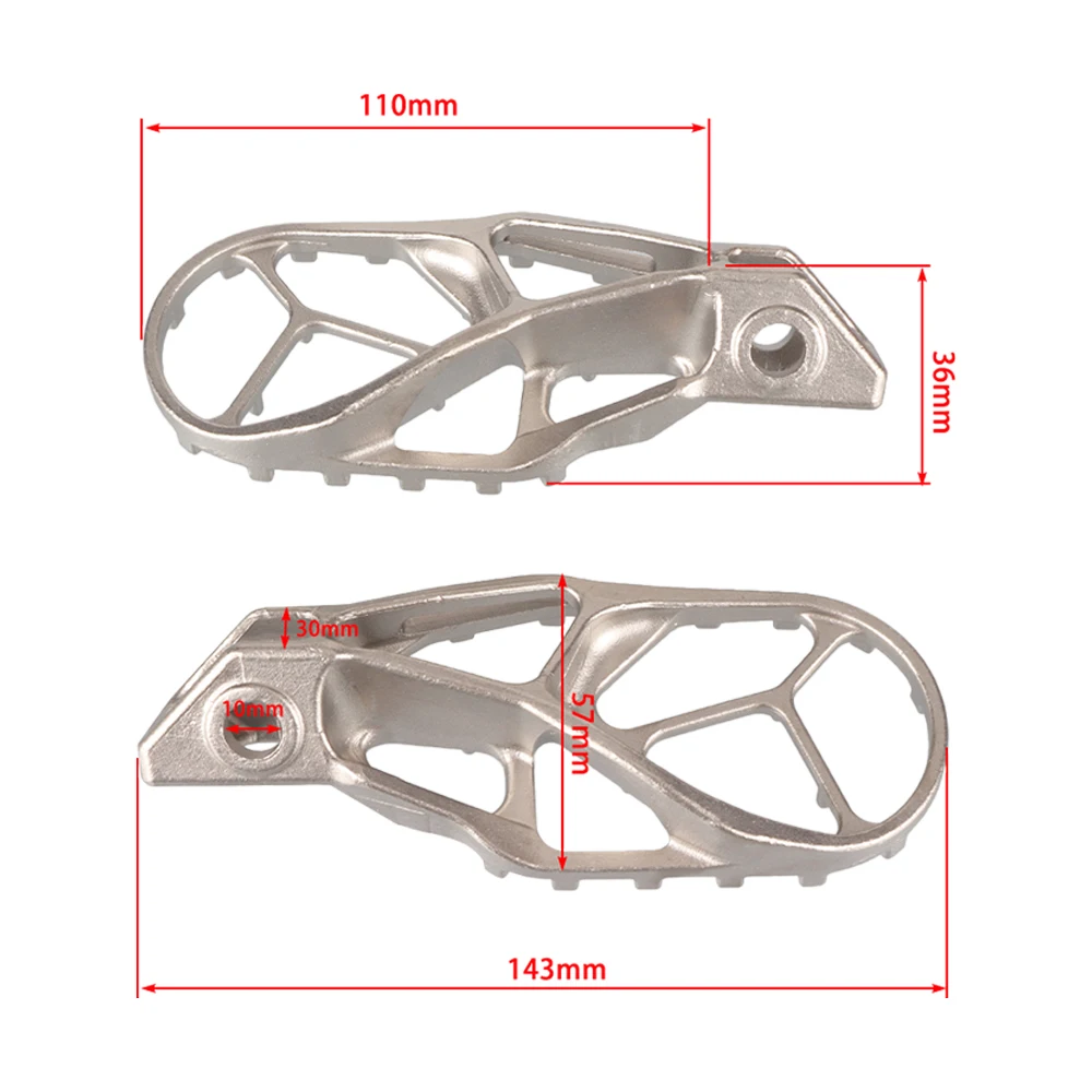 Pegs Motorbike Rear Footpegs For Suitable for 24 KTM EXC/Husqvara/Kevis K16 Hengjian Z300 Stainless Steel Front Pedals