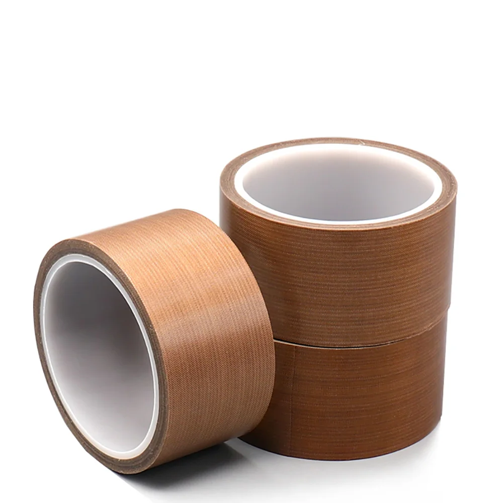 300 Degree High Temperature Resistance Adhesive PTFE Insulating Tape 10mm-50mm Cloth Heat Insulation Sealing Machine PTFE Tape