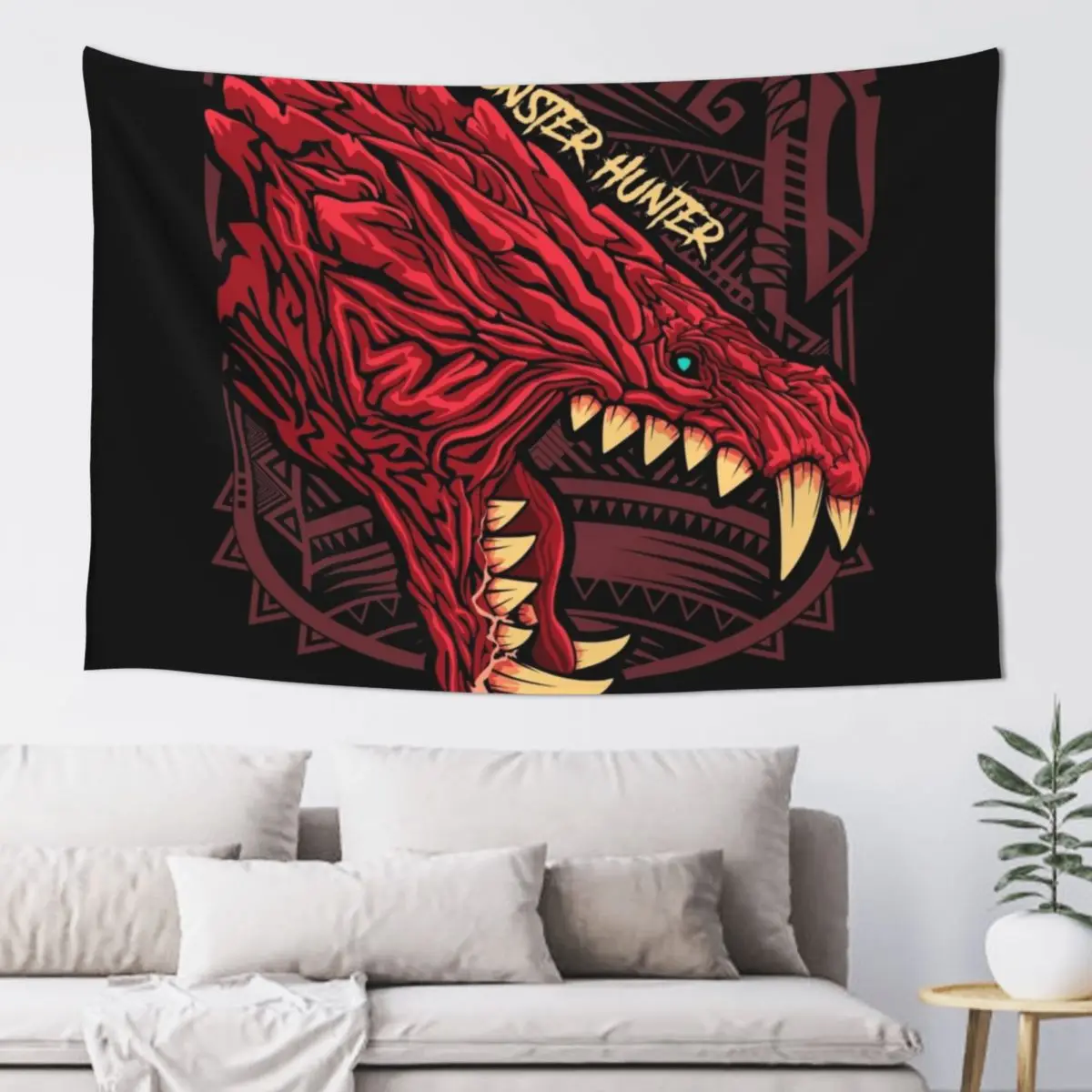 

Odogaron Monster Hunter Tapestry Wall Hanging Decor Home Decorators Luxury Living Room Decoration Tapestry