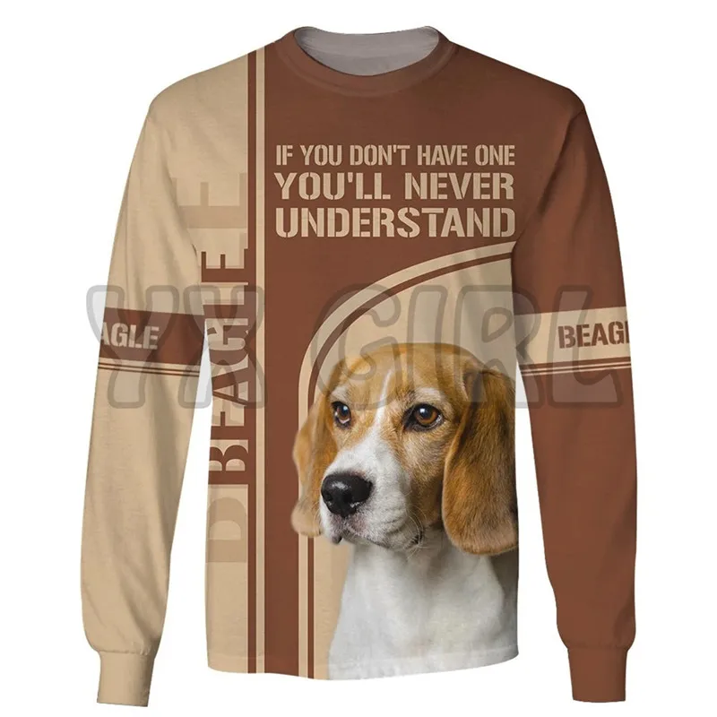 If You Dont Have One Ill Never Understand Beagle 3d All Over Printed Sweatshirts Men For Women Pullovers Unisex Tops 01