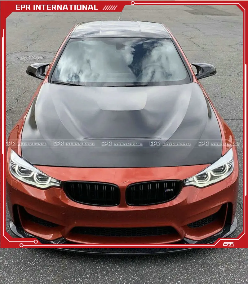 

Стайлинг автомобиля Капот в стиле GTS для BMW M3 F80/M4 F82/F83 — жирный стиль, оптимизированный воздушный поток для высокопроизводительных двигателей
