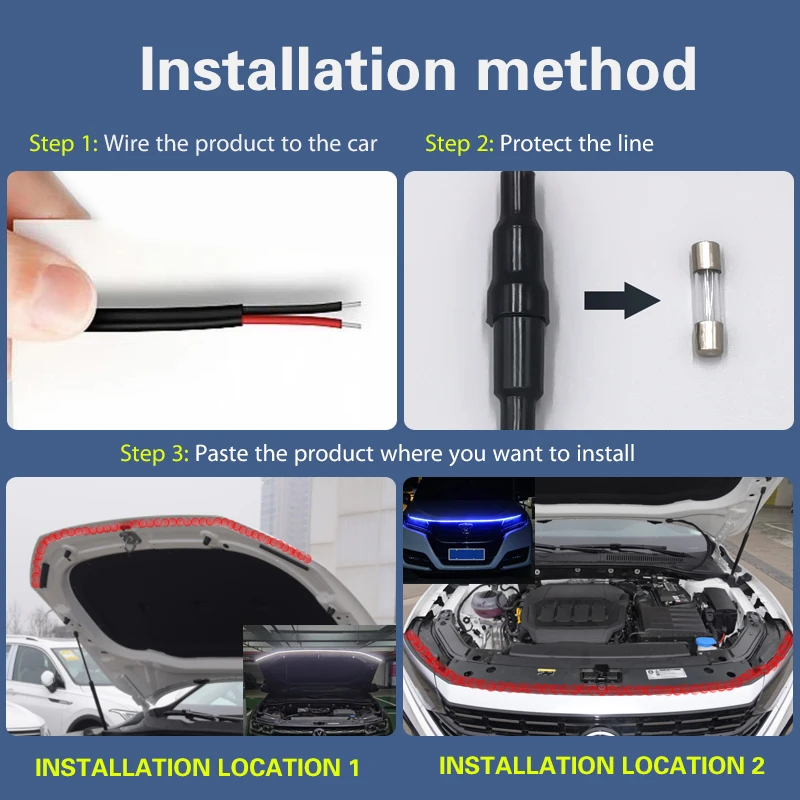 Car LED Daytime Running Light For Skoda Yeti 2009-2019 Headlight DRL Scan Starting Light Strip Waterproof Flexible Running Light