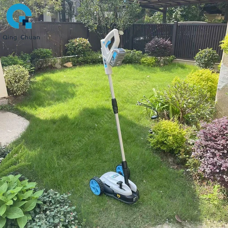 

Lawn Mower Cordless Handheld Electric Grass Trimmer Adjustable Garden Tools 40V Battery