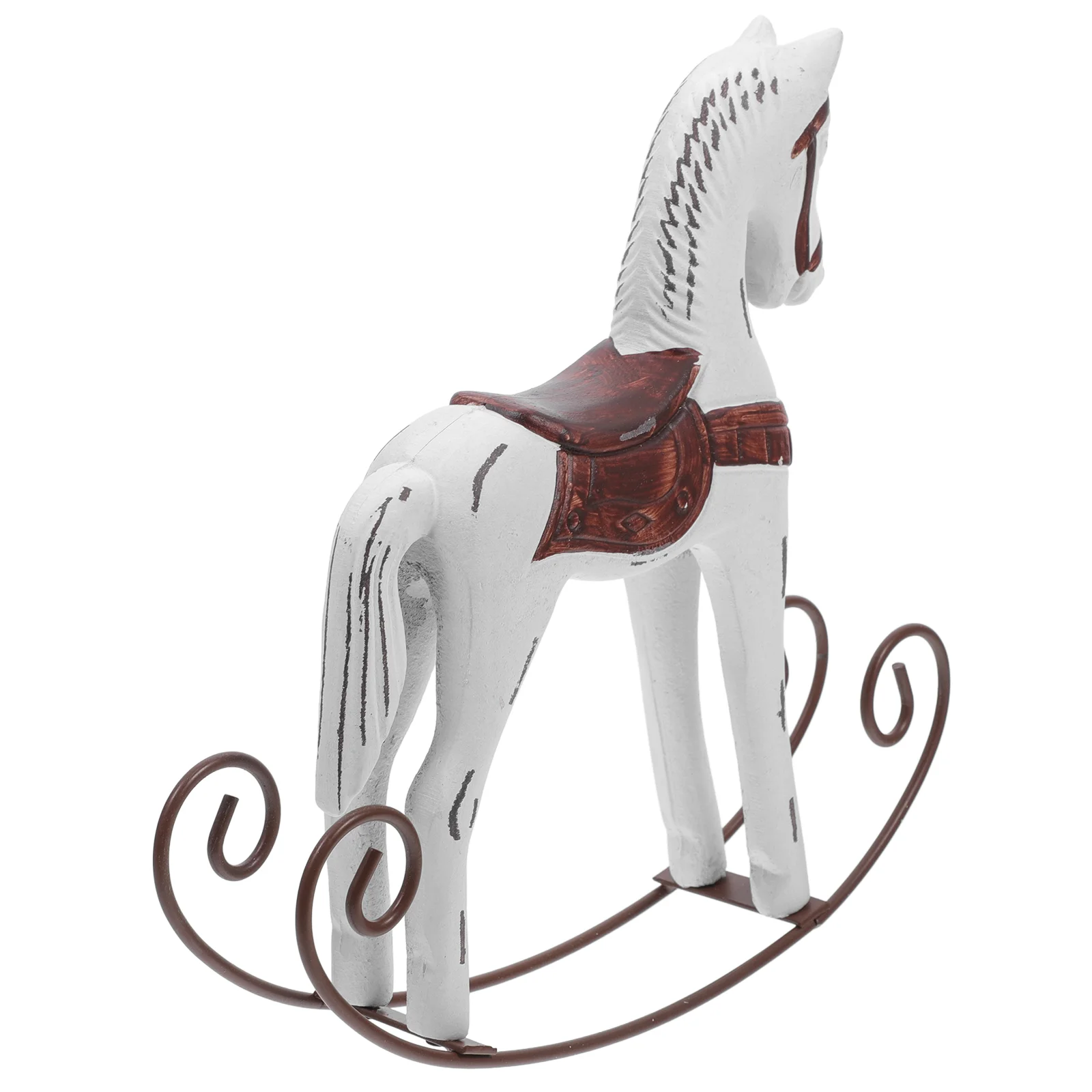 

Wooden Crafts Children's Room Decorations Vintage Home Desktop Wavering Horse Retro