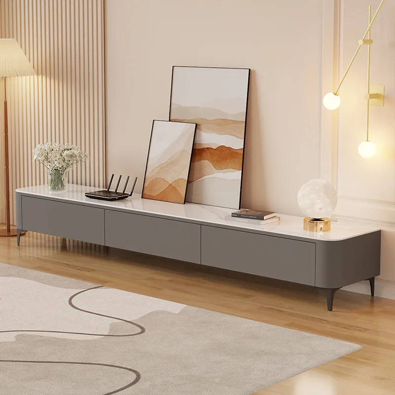 

Gray Drawers Cheap Tv Stand Heavy Simple Long Minimalist Modern Tv Stand Floor Luxury Designer Szafka Pod Rtv Szafka Pod Rtv