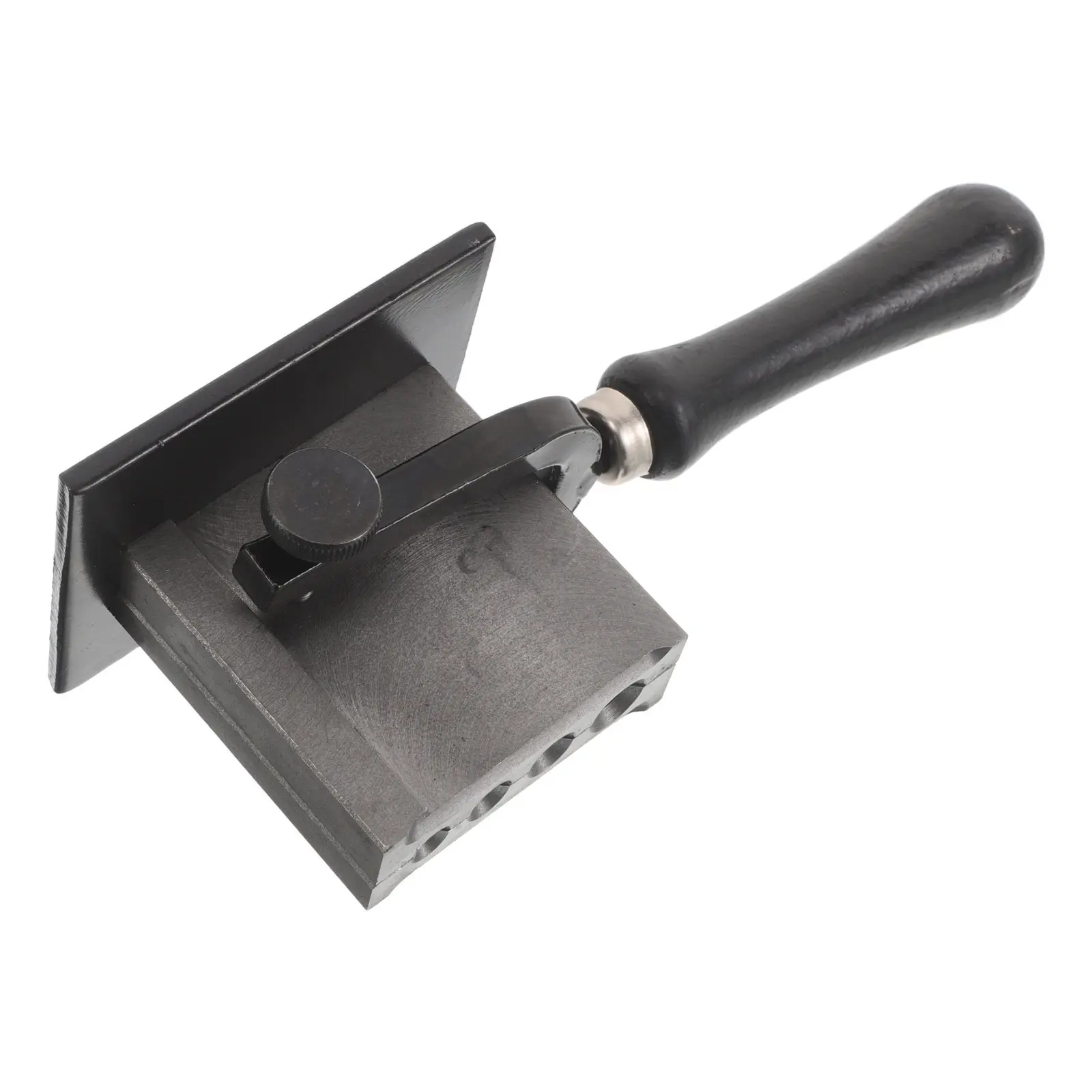 European Style Cylindrical Oil Trough Wood Handle Smooth Metal Crafting Casting Mold Deep Groove Kitchen Oil Tank Metal Refine