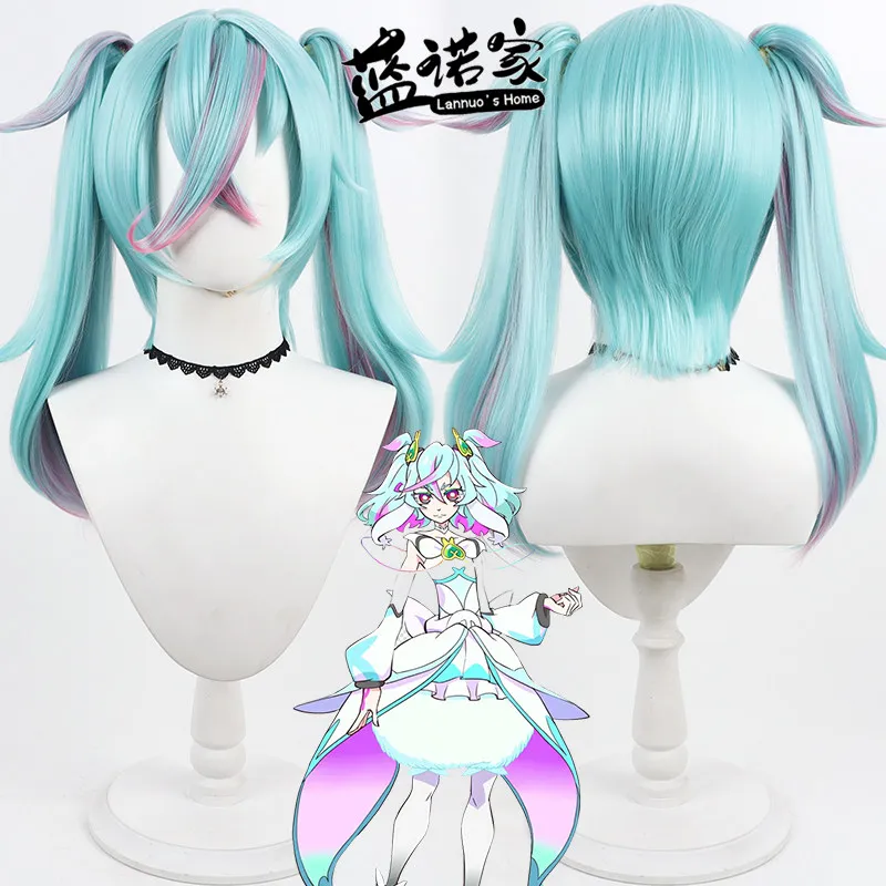 Anime Prim Cosplay Wig Halloween Carnival Party Props Synthetic Hair Heat Resistant Fiber + Wig Cap