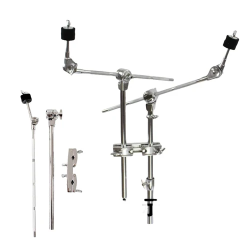 Imagen 2 del producto Soporte Universal para platillos, estante de expansión con Clip, soporte para platillos de ángulo ajustable con abrazadera