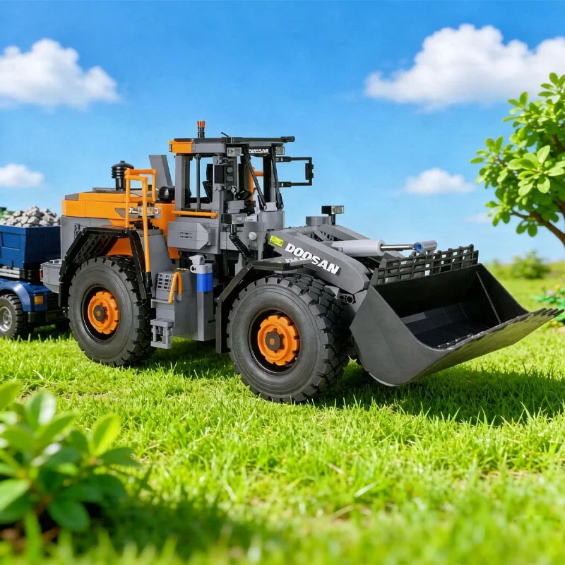 Классический экскаватор Doosan DL420-7, набор строительных блоков MOC-154471, 2617 деталей, игрушка для взрослых, подарок на Рождество.
