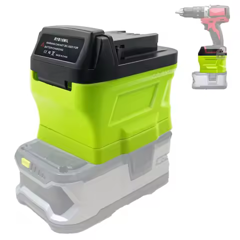 for Ryobi to for Milwaukee 18V Li-ion Battery Adapter Convert For Milwaukee 18V Power Tool Battery Convert to 48-11-1880 Battery