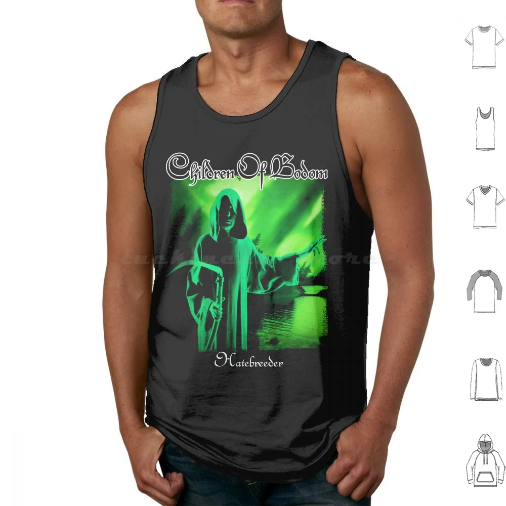 Children Of Bodom-Hatebreeder Tank Tops Print Cotton Children Of Bodom Melodic Death Metal