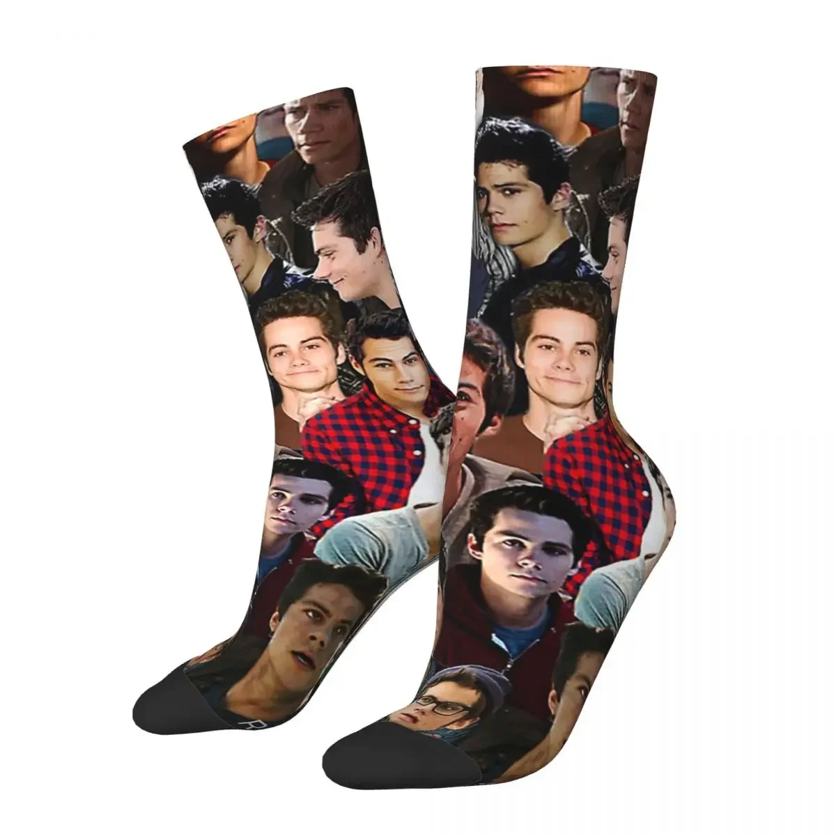 Dylan O'brien Collage Socks Harajuku Super Soft Stockings All Season Long Socks Accessories for Unisex Birthday Present