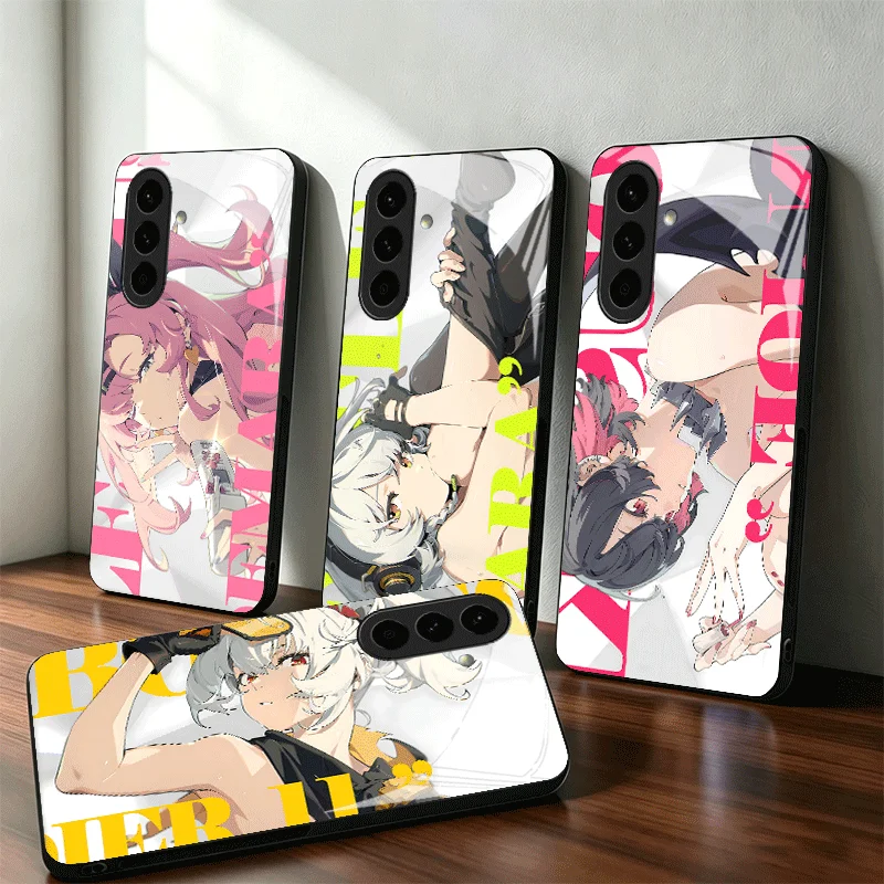 Zenless Zone Zero ZZZ Desgin Glass Phone Case for Samsung A17 A16 A15 A14 A13 A57 A56 A55 A54 A53 A37 A36 A35 A34 A33 A27 A26 A2