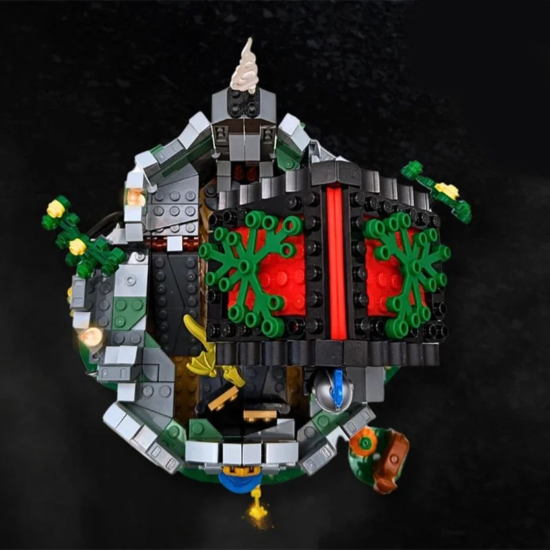 833 قطعة MOC القلعة السحرية الغابات المحرمة نموذج اللبنات لعبة العمارة لتقوم بها بنفسك الإبداعية الطوب هدية الكريسماس للأطفال #3