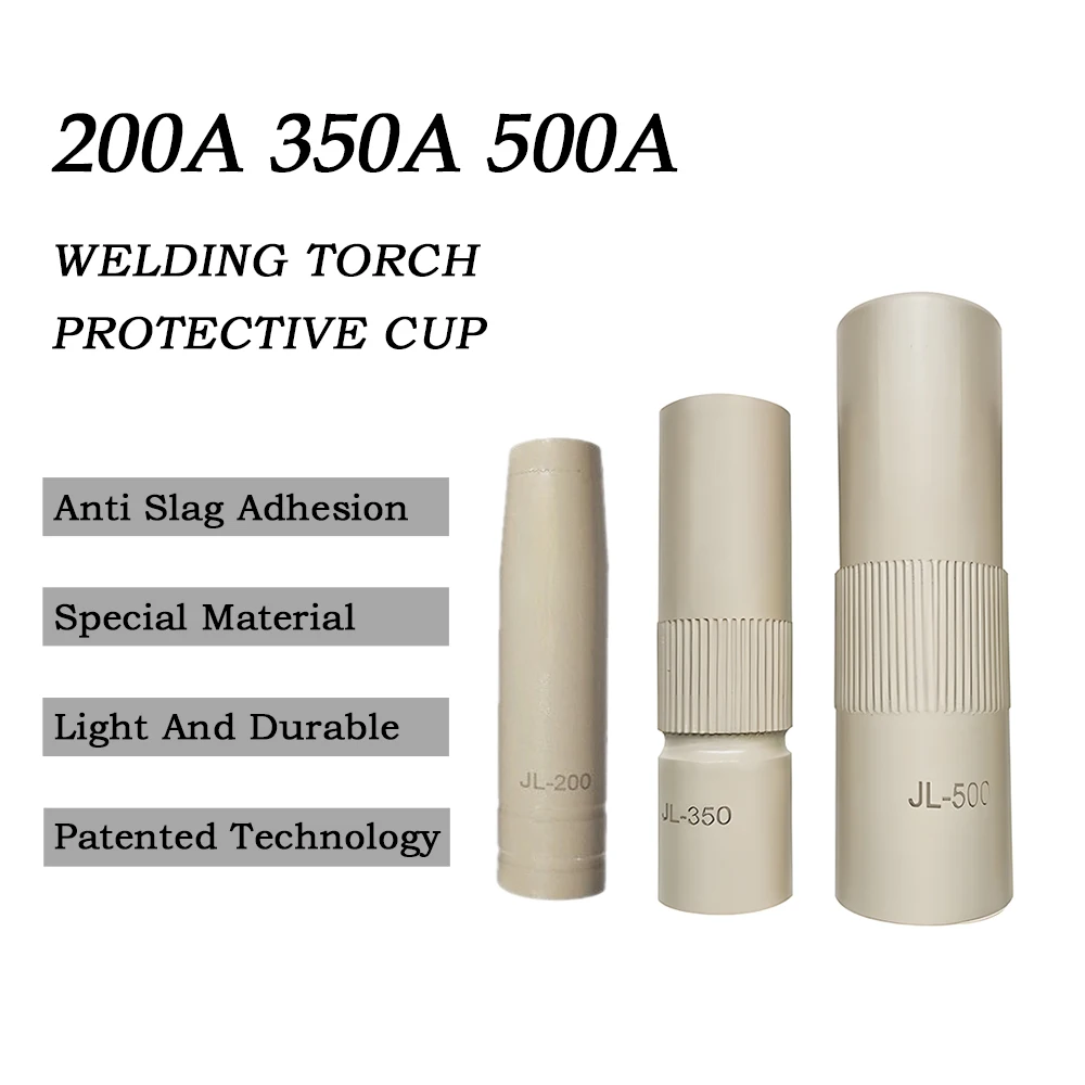 Anti-welding Slag Adhesion Welding Torch Cup Protection Nozzle Copper Aviation Aluminum Coating Thick Welding Nozzle