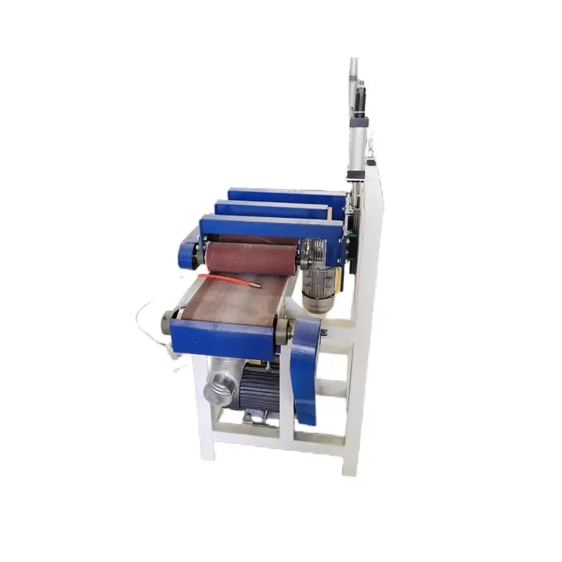 Automatic Double-Roller Drum Belt Sander 300 400 650mm Woodworking Grinding Deburring Polishing Machine Core Motor Component