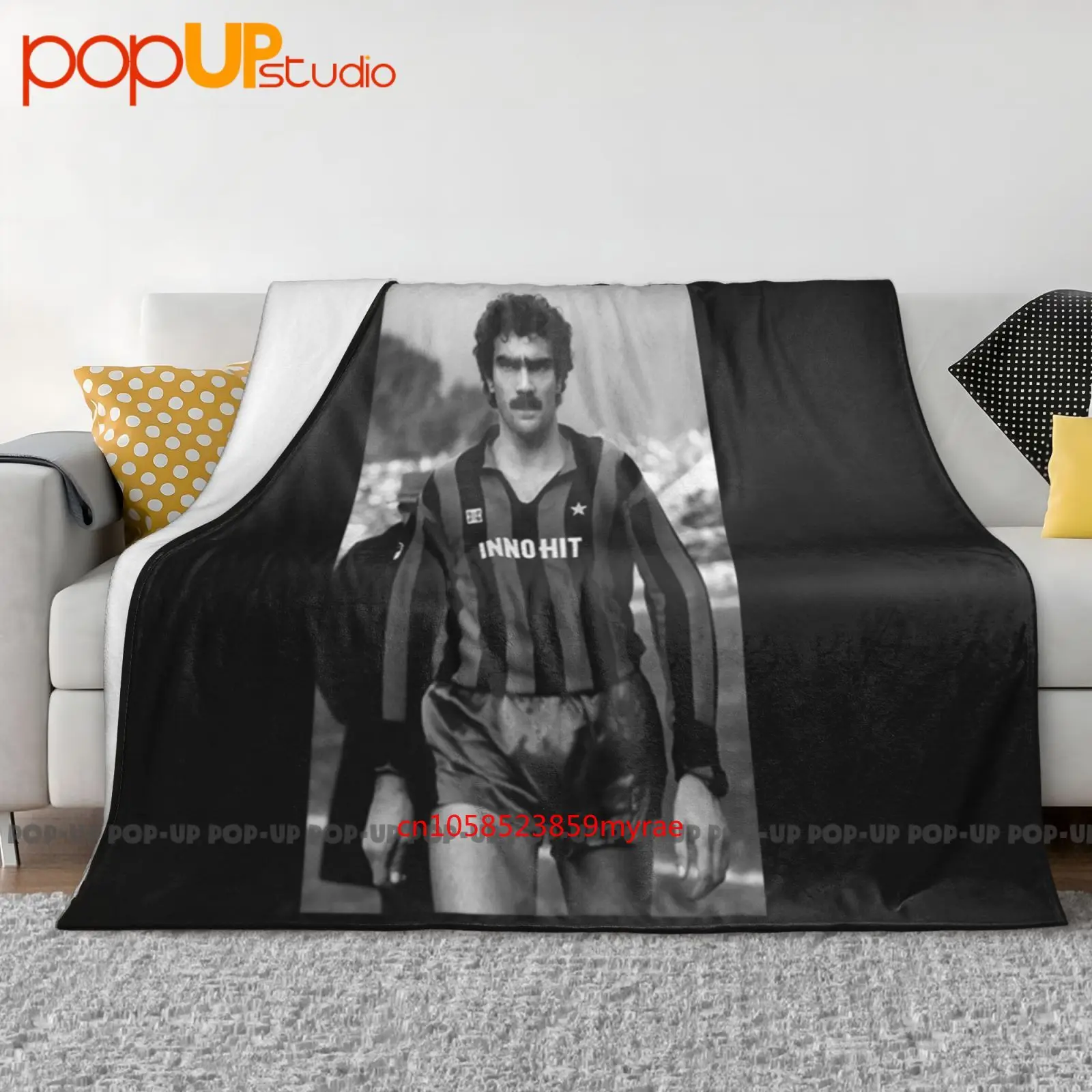 Beppe Bergomi Zio Inter Calcio Vintage Anni Ultra-Soft Blanket Quilt Winter Sofa Cover Bed Covers
