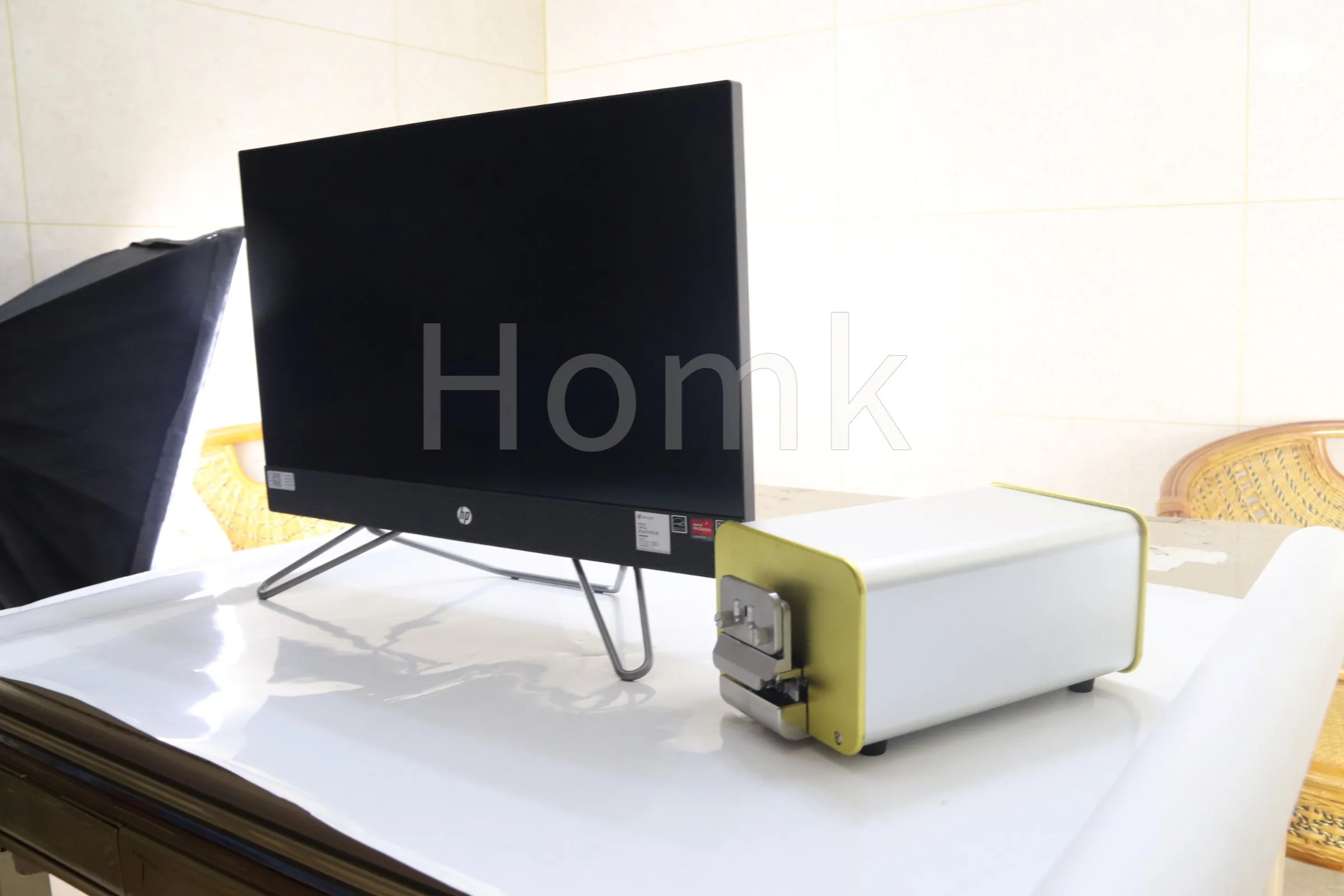 Conector automático de fibra óptica MPO, interferómetro para cable de parche