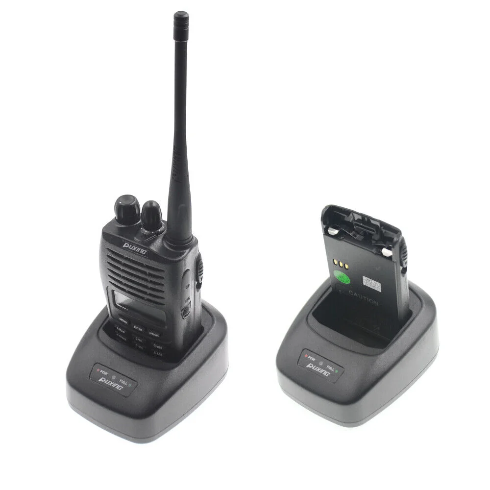 Pengisi daya Desktop adaptor AC untuk Puxing PX-888K PX-UV973 PX-777 PX-328 PX-728 PX-888 VEV-3288S Walkie Talkie Radio dua arah