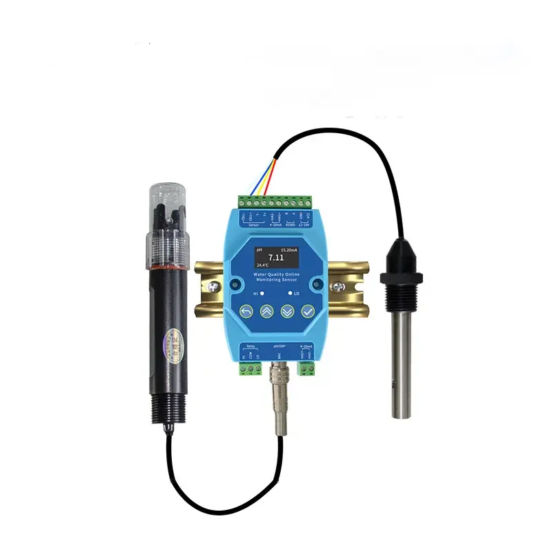 

High Accuracy 2 in 1 pH EC Meter Digital Online pH Meter with Smart EC Sensor RS485 for Agriculture