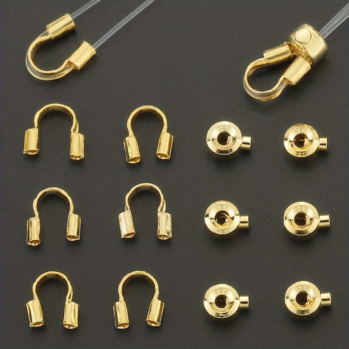 15/30 pcs DIY connector set - suitable for connecting pendant, necklace, jewelry accessories, earrings and jewelry making.