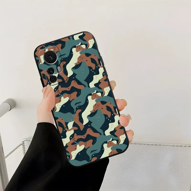 Camouflage Pattern Military Army Phone Case For Xiaomi POCOF3 X3 GT M4Pro M3 X4Pro NFC 10Pro Redmi Note 11 11T 10 9 Pro Plus