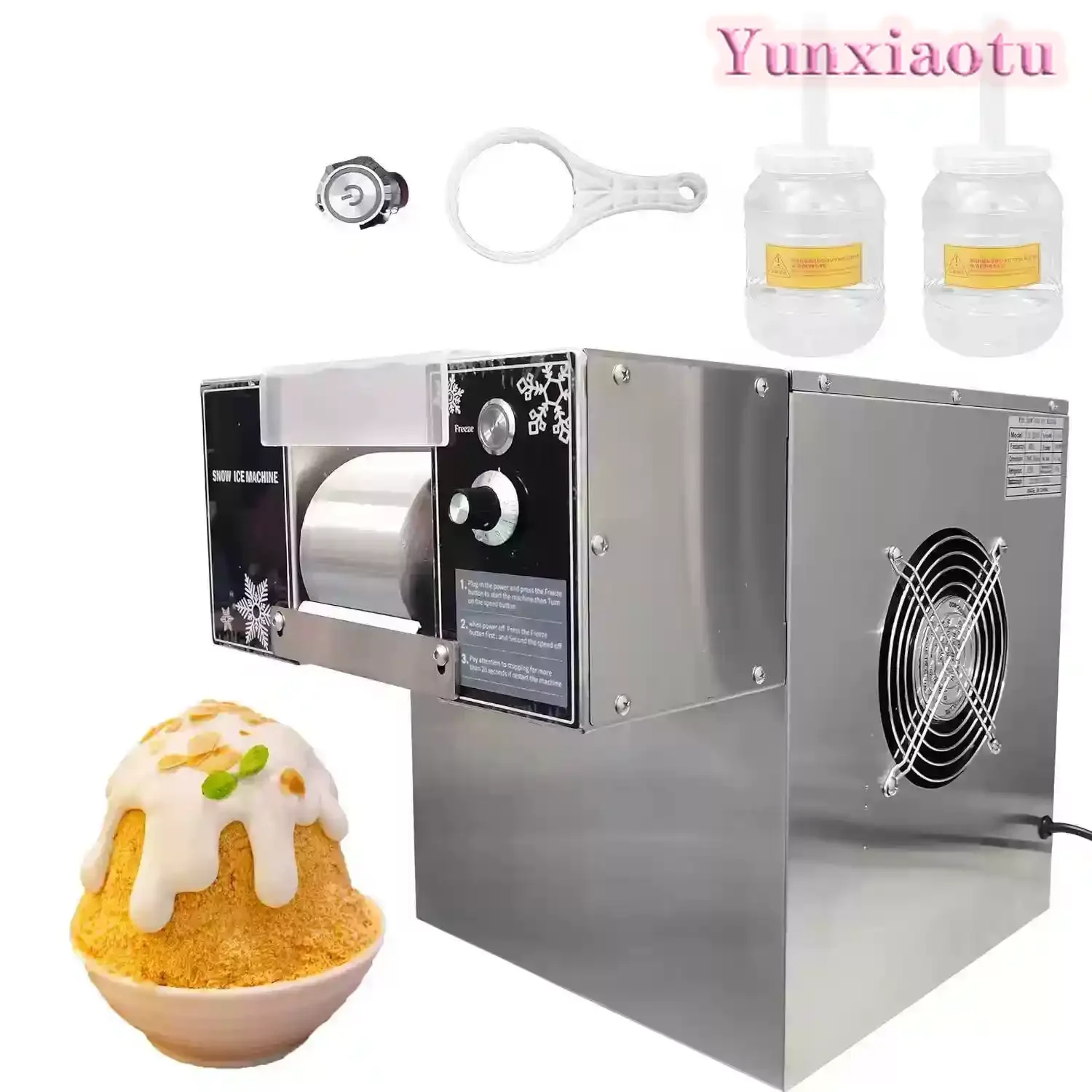 Snowflake Machine Mianmian Ice Milk Tea Shop Hot Pot Shop Internet Celebrity Dessert Stall Shaved Ice Machine