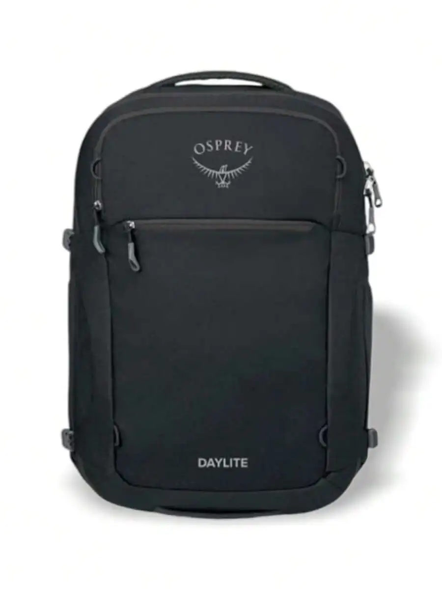 Lightweight Breathable 26L Travel Backpack Unisex Daily Outdoor School Bag Solid Black