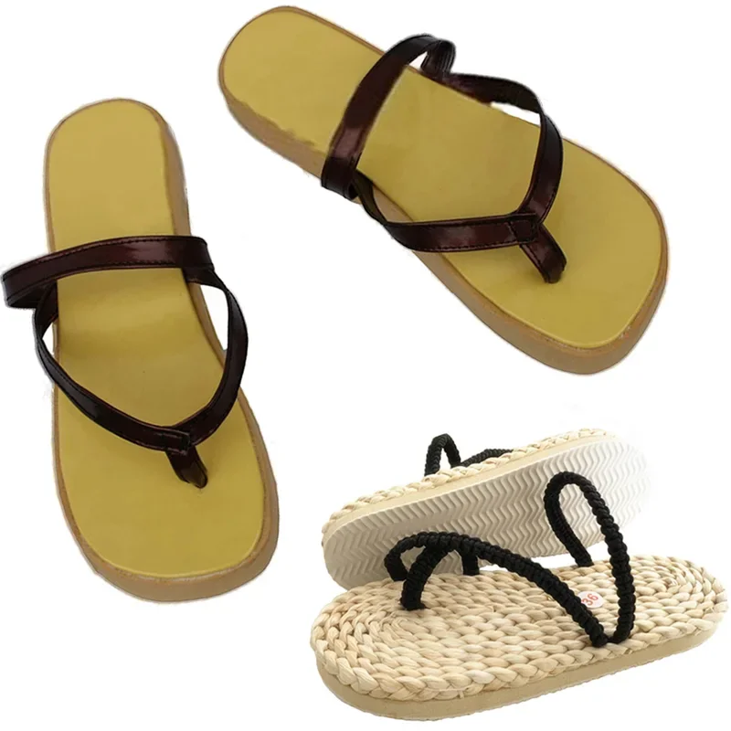 Rufy Cosplay Fantasy Scarpe Pantofole Anime Piate Travestimento Coisme Accessori Uomini adulti Gioco di ruolo Fantasia Calzature Uomini Puntelli